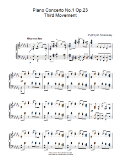 Piano Concerto No. 1 Op. 23 von Pyotr Il'yich Tchaikovsky (Download) 