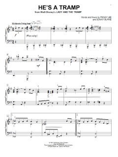 He's A Tramp von Peggy Lee (Download) 