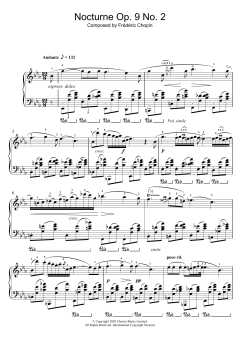 Nocturne in E Flat Major, Op.9, No.2 von Frédéric Chopin (Download) 