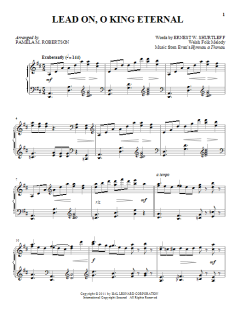 Lead On, O King Eternal von Ernest W. Shurtleff (Download) 