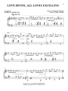 Love Divine, All Loves Excelling von John Zundel (Download) 