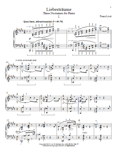 Libestraum No. 2 von Franz Liszt (Download) 
