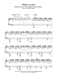 Affairs Current (Theme From The Andrew Marr Show) von Debbie Wiseman (Download) 