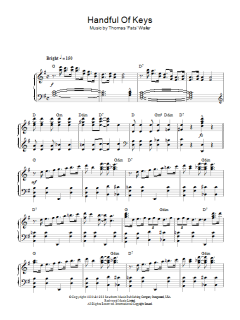Handful Of Keys von Fats Waller (Download) 