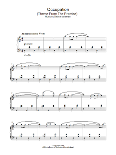 Occupation (Theme From The Promise) von Debbie Wiseman (Download) 