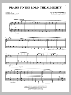 Praise To The Lord, The Almighty von Joachim Neander (Download) 