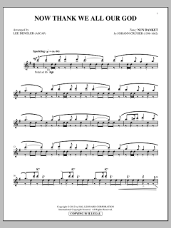 Now Thank We All Our God von Martin Rinkart (Download) 