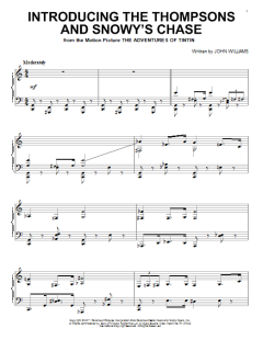 Introducing The Thompsons And Snowy's Chase von John Williams (Download) 