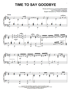 Time To Say Goodbye von Frank Peterson (Download) 