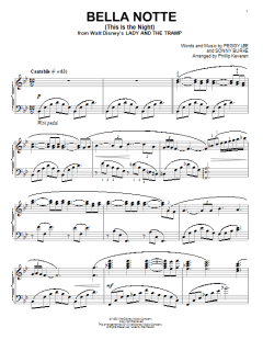 Bella Notte (This Is The Night) [Classical version] von Peggy Lee (Download) 