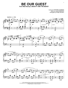 Be Our Guest [Classical version] von Alan Menken (Download) 