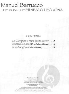 The Music Of Ernesto Lecuona For Solo Guitar von Ernesto Lecuona Casado 