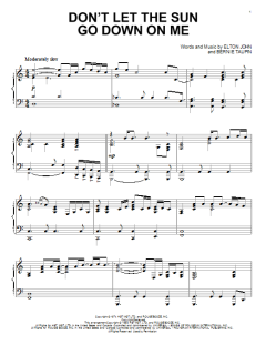 Don't Let The Sun Go Down On Me von Elton John (Download) 