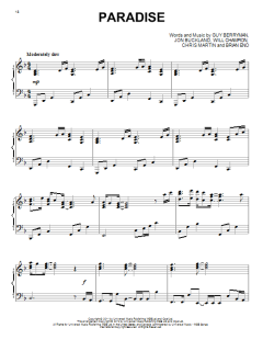 Paradise von Coldplay (Download) 