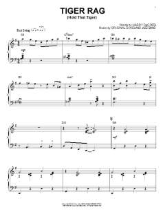 Tiger Rag (Hold That Tiger) von Original Dixieland Jazz Band (Download) 