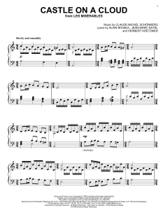 Castle On A Cloud von Alain Boublil (Download) 