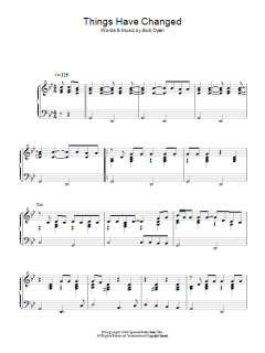 Things Have Changed von Bob Dylan (Download) 