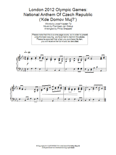 London 2012 Olympic Games: National Anthem Of Czech Republic von Philip Sheppard (Download) 
