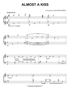 Almost A Kiss von Alexandre Desplat (Download) 