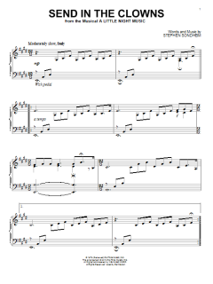 Send In The Clowns von Stephen Sondheim (Download) 