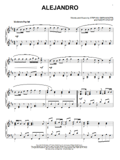 Alejandro von Lady Gaga (Download) 