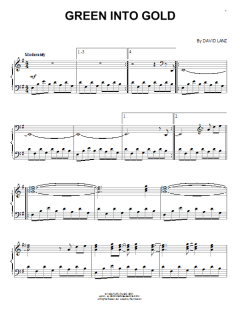 Green Into Gold von David Lanz (Download) 