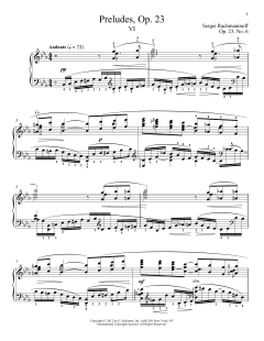 Prelude In E-Flat Major, Op. 23, No. 6 von Alexandre Dossin (Download) 