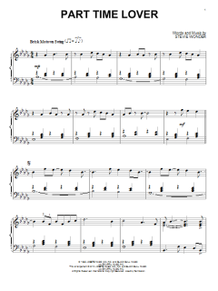 Part Time Lover von Stevie Wonder (Download) 