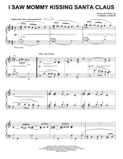 I Saw Mommy Kissing Santa Claus von Tommie Connor (Download) 