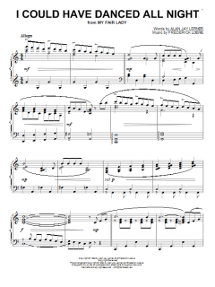 I Could Have Danced All Night von Alan Jay Lerner (Download) 