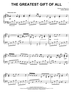 The Greatest Gift Of All von John Jarvis (Download) 