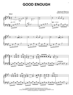 Good Enough von Sarah McLachlan (Download) 