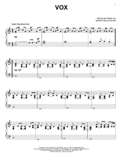 Vox von Sarah McLachlan (Download) 