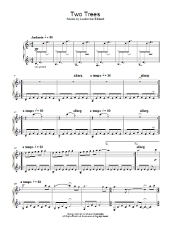 Two Trees von Ludovico Einaudi (Download) 