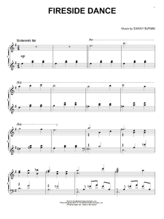 Fireside Dance von Danny Elfman (Download) 