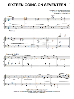 Sixteen Going On Seventeen von Rodgers & Hammerstein (Download) 