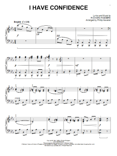 I Have Confidence von Rodgers & Hammerstein (Download) 