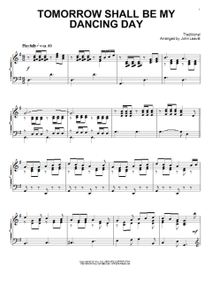Tomorrow Shall Be My Dancing Day von John Leavitt (Download) 