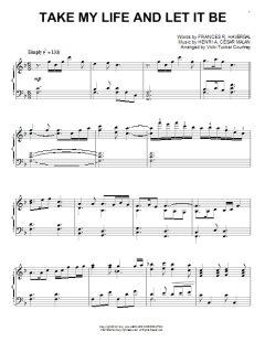 Take My Life And Let It Be von Vicki Tucker Courtney (Download) 