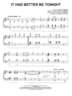 It Had Better Be Tonight von Henry Mancini (Download) 