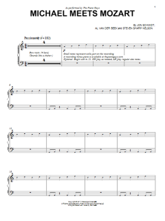 Michael Meets Mozart von The Piano Guys (Download) 