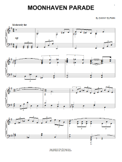 Moonhaven Parade von Danny Elfman (Download) 