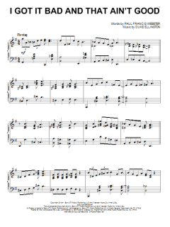 I Got It Bad And That Ain't Good von Duke Ellington (Download) 