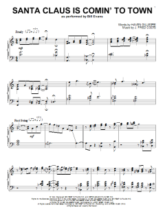 Santa Claus Is Comin' To Town von J. Fred Coots (Download) 