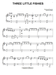 Three Little Fishies von Saxie Dowell (Download) 