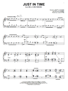Just In Time von Jule Styne (Download) 