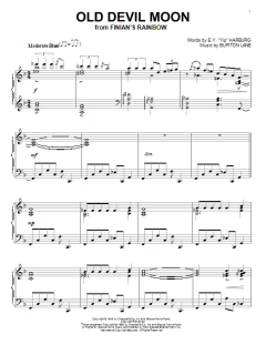 Old Devil Moon von Burton Lane (Download) 