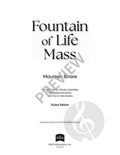Fountain of Life Mass von Maureen Briare 