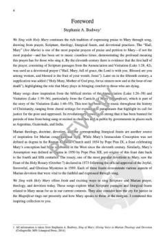 We Sing with Holy Mary 