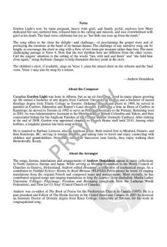 Mary Laid Her Baby Down von Gordon Light 